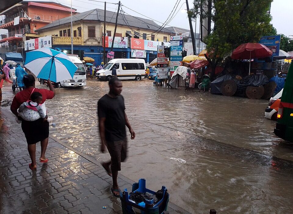Floods after rains in Accra
